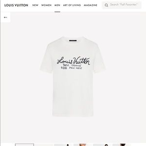 Louis Vuitton Embroidery T-Shirt